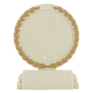 5-1/2 INCH STONE RESIN TROPHY PLAIN CENTER