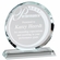 5-1/2 x 6 INCH ROUND OPTICAL CRYSTAL AWARD