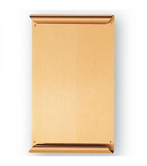 5-1/2 X 7-1/2 BRASS SCROLL PLATE