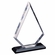 5-1/2" x 7-1/2" x 3/4" ARROW SHAPE CLEAR ACRYLIC AWARD