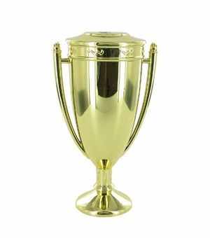 5-1/4 INCH METAL CUP WITH LID, GOLD