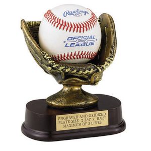 5 1/4 inch RESIN BASEBALL GLOVE