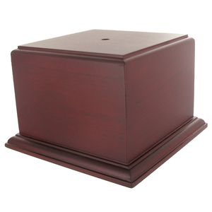 5-1/4 X 5-1/4 X 4-1/2 ROSEWOOD FINISH CUP OR BOWL BASE