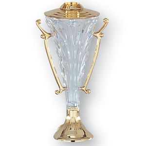 5-3/4 CRYSTAL ACRYLIC CUP, LID