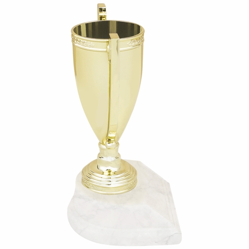 5-3/4 INCH HEAVY METAL DIE CAST TROPHY CUP 