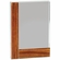 5-3/8 x 8 INCH RECTANGULAR OPTICAL CRYSTAL AWARD WITH WOOD EDGE