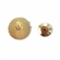 5/8 INCH 24K GOLD PLATED FEDERAL SERVICE RETIREMENT LAPEL PIN
