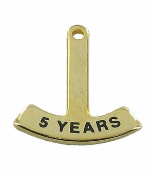 5/8 INCH ROCKER BAR  - SELECTION OF IMPRINTED YEARS