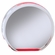 5 x 1 ROUND ACRYLIC RED REFLECTIVE MIRROR BASE AWARD