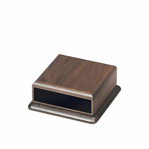 5 X 5 INCH SQUARE GENUINE WALNUT BASE