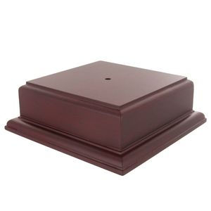5 X 5 X 2-1/8 ROSEWOOD FINISH BASE FOR BOWL OR CUP