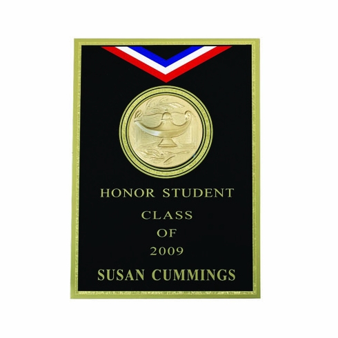 5 X 7 BLACK RIBBON PLATE