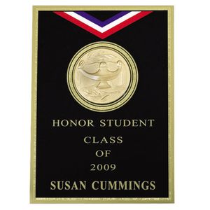 5 X 7 BLACK RIBBON PLATE