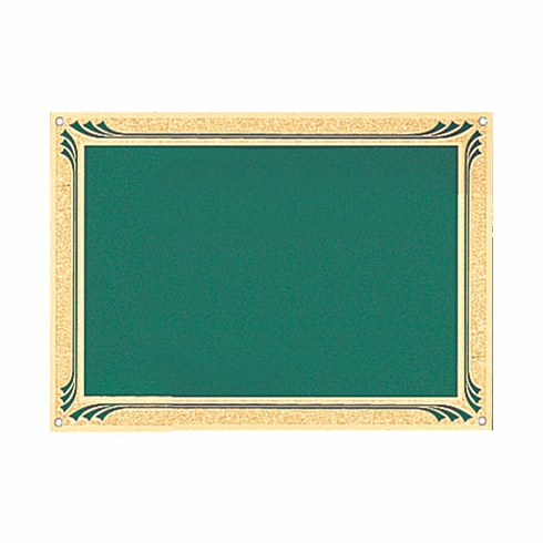 5 X 7 GREEN SCREENED PLATE