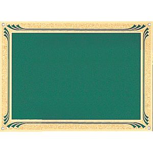 5 X 7 GREEN SCREENED PLATE
