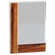 5 x 7 INCH RECTANGULAR OPTICAL CRYSTAL AWARD WITH WOOD EDGE