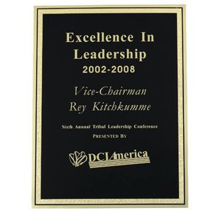 5 X 7 SCREENED BLACK PLATE