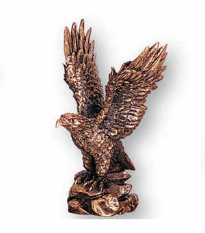 6-1/2 INCH ANTIQUE BRONZE EAGLE