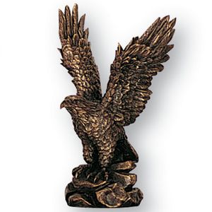 6-1/2 INCH CAST EAGLE ANTIQUE BRASS