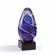 6-1/2 INCH COLORS SCULPTURE HAND BLOWN ART GLASS AWARD