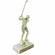 6-1/2 INCH FEMALE GOLFER TROPHY FIGURE ON MARBLE BASE
