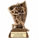 6-1/2 INCH FOOTBALL FLAG RESIN TROPHY