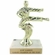 6-1/2 INCH KARATE TROPHY FIGURE ON MARBLE BASE