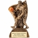 6-1/2 INCH MALE BASKETBALL FLAG RESIN TROPHY