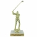6-1/2 INCH MALE GOLFER TROPHY FIGURE ON MARBLE BASE