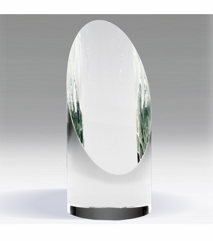 6-1/2 INCH SPOTLIGHT SLANTED CRYSTAL TOWER
