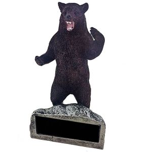 GROWLING BEAR MASCOT TROPHY