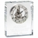6-1/4 x 5 INCH OPTICAL CRYSTAL ELEGANT SQUARE SKELETON QUARTZ DESK CLOCK
