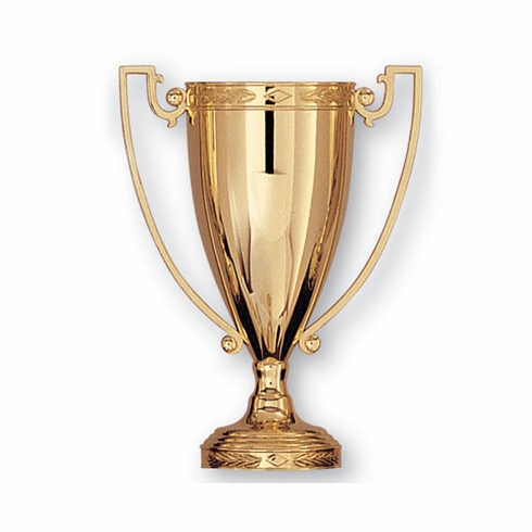 6-3/4 INCH DIE CAST GOLD CUP, NO LID