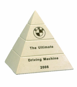 6-3/4 X 6 STONE RESIN PYRAMID