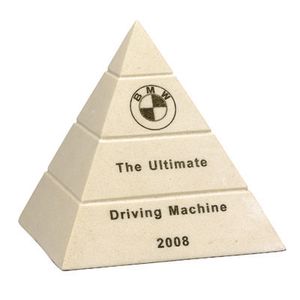 6-3/4 X 6 STONE RESIN PYRAMID
