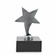 6" BRIGHT DIE CAST METAL STAR TROPHY 