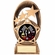 6" GOLD STAR RESIN AUTO RACER TROPHY FULL COLOR INSERT