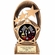 6" GOLD STAR RESIN AUTO RACER TROPHY FULL COLOR INSERT