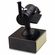 6 INCH BARBECUE SMOKER TROPHY ON BLACK MARBLE BASE
