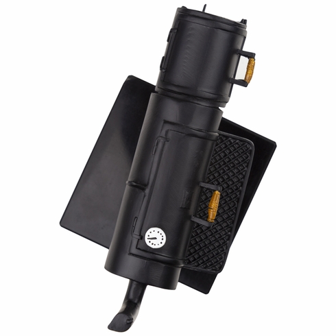 6 INCH BARBECUE SMOKER TROPHY ON BLACK MARBLE BASE