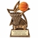 6 INCH BASKETBALL SWEEPING STAR RESIN TROPHY