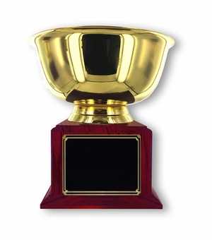 6 INCH DIAMETER GOLD BOWL TROPHY
