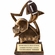 6 INCH FOOTBALL SWEEPING STAR RESIN TROPHY