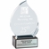 6 INCH HEIGHT OPTICAL CRYSTAL FLAME AWARD