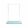 6 INCH JADE GLASS RECTANGULAR AWARD