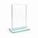 6 INCH JADE GLASS RECTANGULAR AWARD