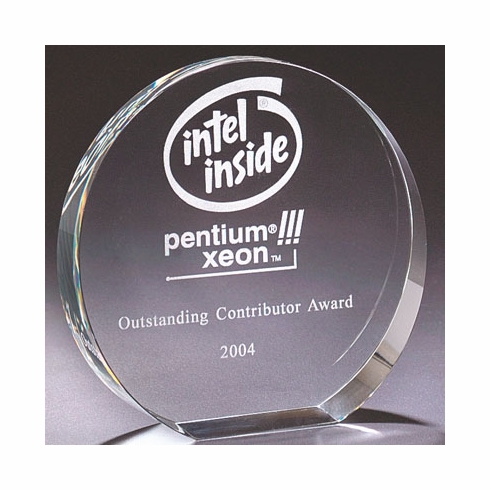 6 INCH OPTICAL ROUND CRYSTAL