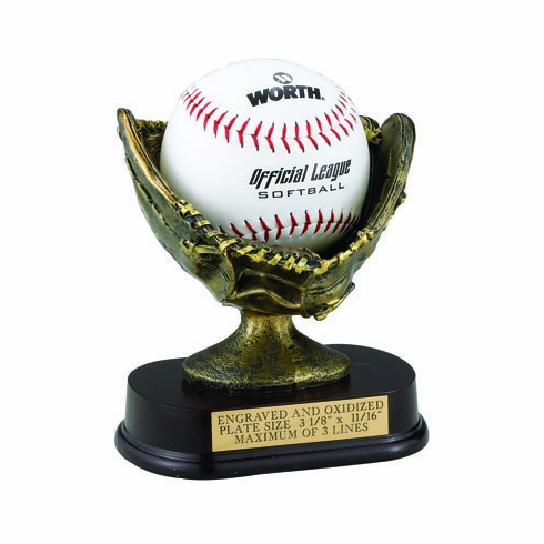 6 inch RESIN SOFTBALL GLOVE