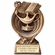 6" LAMP OF KNOWLEDGE RESIN TROPHY ANTIQUE GOLD FINISH