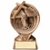 6" RELIGIOUS CROSS PARTICIPANT RESIN TROPHY ANTIQUE GOLD FINISH